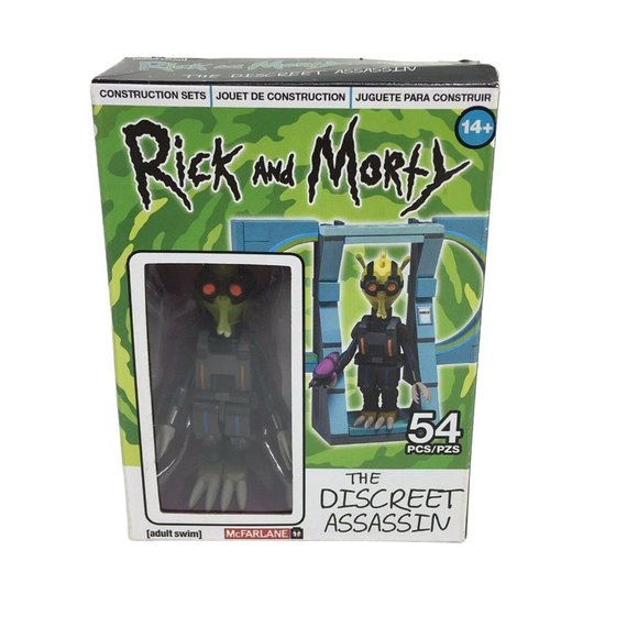 Rick And Morty The Discreet Assassin McFarlane 54 Pieces Mini Construction Set - Picture 1 of 12